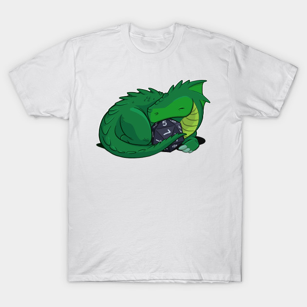 Green Dragon - D20 T-Shirt-TOZ
